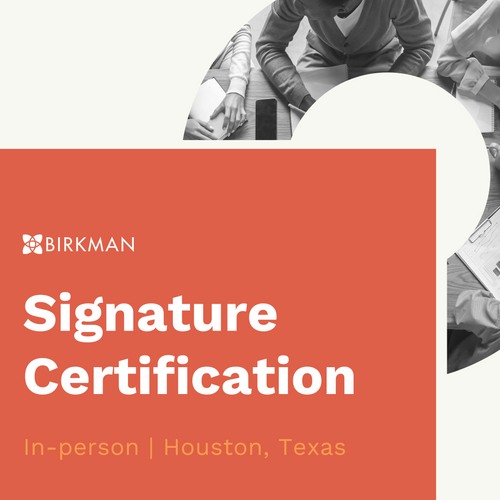 2023 In-Person Certification