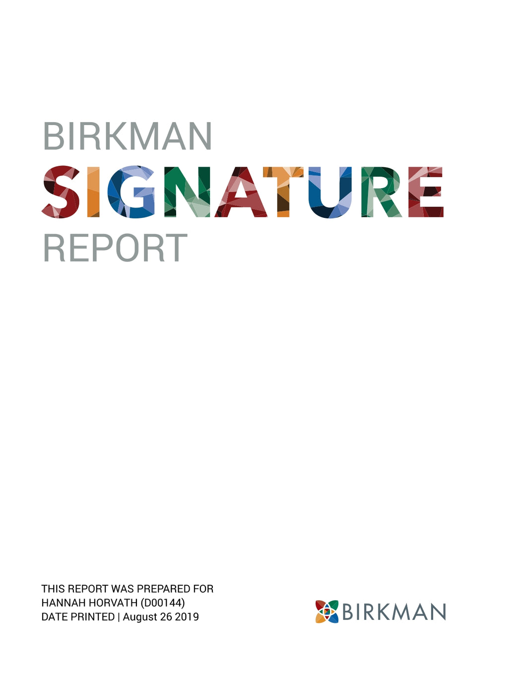 Birkman Report – Autodesk